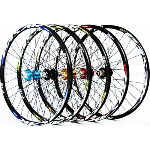 Mountain Bicycle Wheels Novatec041042 Joytech Front 2 Rear 4 Bearing Japan Hub Super Smooth Wheelset Rim26 27.5 29inch