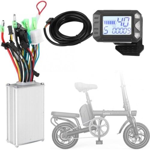 S5 E-bike Controller 24/36/48v 250w LCD Display Panel Electric Bicycle E-bike Scooter Brushless Controller Kit E-bike Parts