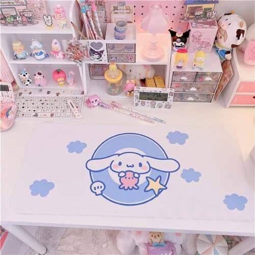 Large Japanese Cute Mouse Pad Waterproof Desktop Oil-proof Non-slip Desk Mat Kawaii Gaming Accessories Students Writing Pad
