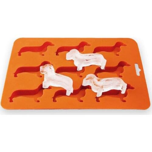 HOT Creative Silicone Dachshund Puppy Shaped Ice Cube Chocolate Cookie Mold DIY Home Ice Tray Kitchen Tools Dropship Cake Tools