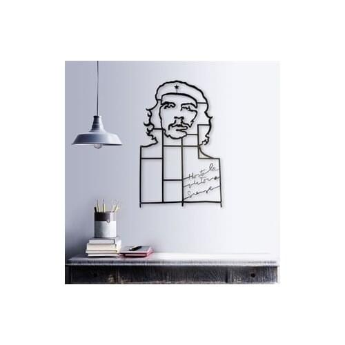 Che Metal Wall Decor Metal Wall Art Decor 3D Metal Sculpture Metal Wall Decor for Home Office Bedroom Living Room Outdoor Decora