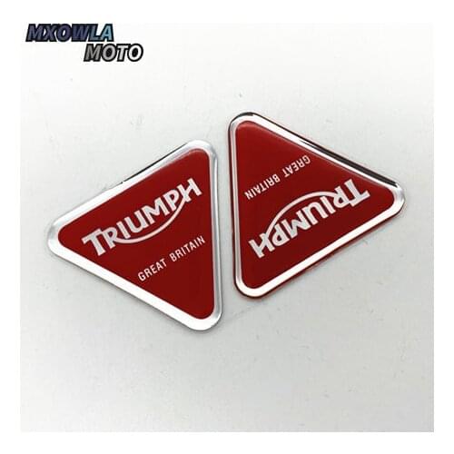 Motorcycle 3D Carbon Fiber Look Tank Pad Stickers Decals For Triumph Street Triple Daytona 675 Tiger 800 T100 T120 Speed 765