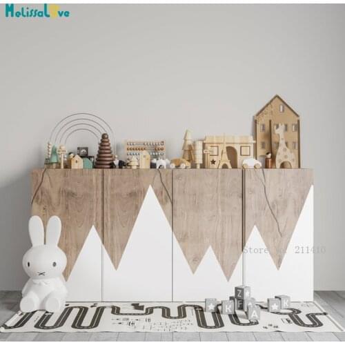 Mountains Furniture Stickers Can Be Cut Adhesive Vinyl Baby Room Nursery Decor Removable Decals New Murals YT6165