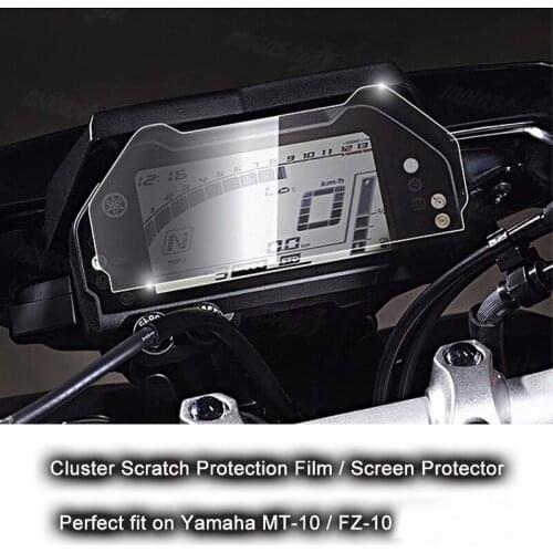 2017 New For Yamaha MT-10 MT10 FZ-10 FZ10 Cluster Scratch Protection Film Screen Protector for Yamaha MT-10 FZ-10