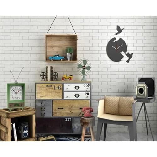 Beibehang Brick Woven Nonwovens Wallpaper Living Room Hotels TV Background Simple Mediterranean papel de parede 3d Wallpaper