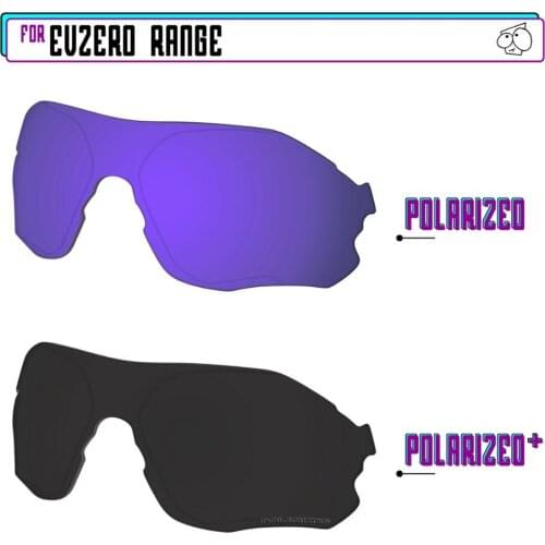 EZReplace Polarized Replacement Lenses for - Oakley EVZero Range Sunglasses - BlackP Plus-PurpleP