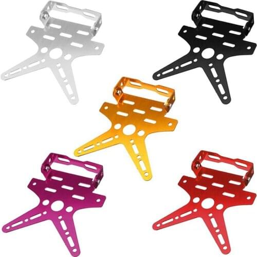 Adjustable Motorcycle License Plate Holder Autocycle Aluminum Mount Bracket Registration Number Plate Cover Motorbike Parts