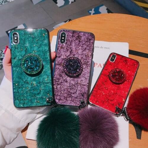 Luxury Glitter Case On For Xiomi Xiaomi MI 8 9 Lite Case Cover Xiaomi Mi 9 SE Case Silicone Marble Phone Holder Coque Case
