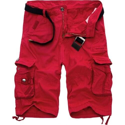 Shorts Men Fashion Camouflage Skin-friendly Men Pockets Fifth Cargo Pants for Daily Wear Mens Summer Thin Sports Trousers