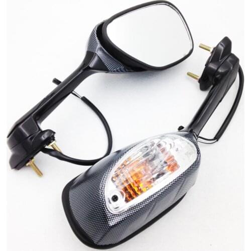 LED Turn Signals Light Rearview Mirrors For 2006-2011 07 08 09 10 Suzuki GSXR GSX-R 600 750 1000 K5 K6 K7 K9 Motorcycle Bike
