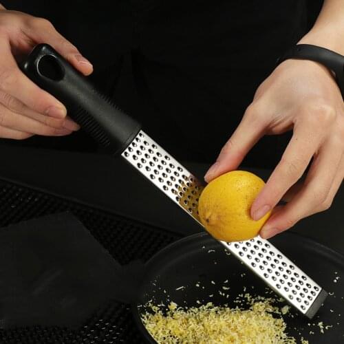 Stainelss Steel Citrus Lemon Zester Cheese Grater Cheese Lemon Ginger Garlic Nutmeg Chocolate Vegetables Fruits Kitchen Tools