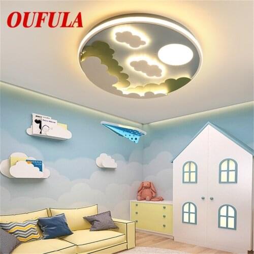 WPD Childrens Ceiling Lamp Cloud Modern Fashion Suitable For Childrens Room Bedroom Kindergarten