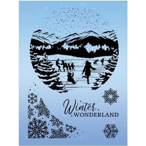 Winter Transparent Clear Silicone Stamp/Seal for DIY scrapbooking/photo album Decorative clear stamp M1439