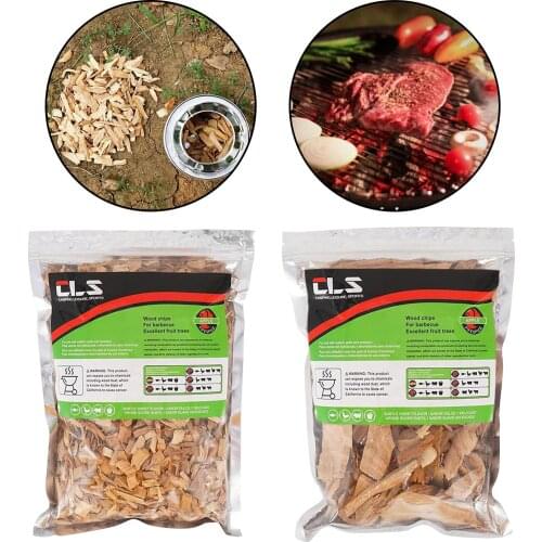 1.1 Lbs/bag Apple Wood Chips for BBQ Food Grilling Cooking Smoking Camping