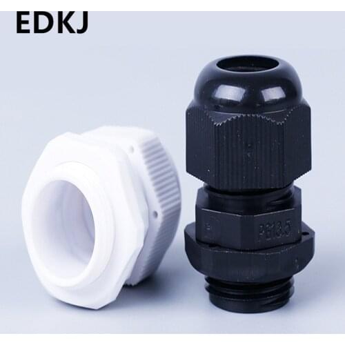 1 pcs Waterproof connector of nylon plastic cable PG7/PG9/PG11/PG13.5/PG16/PG19/PG21/PG25Fixed Joint