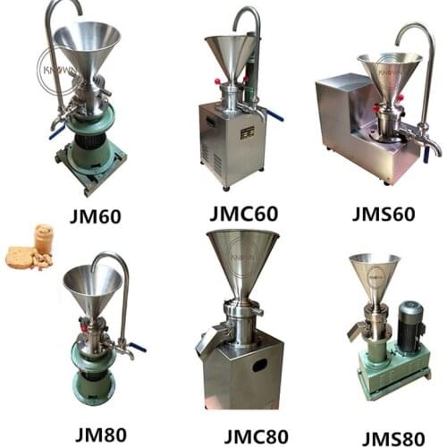 2020 Hot Peanut Butter Machine Food Processor Multifunctional Colloid Mill Machine Tahini Soybean Chili Sauce Making Machine