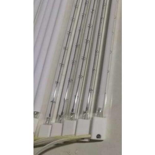 285mm Jacketed halogen IR bulb quartz heat lamp in food warming equipment