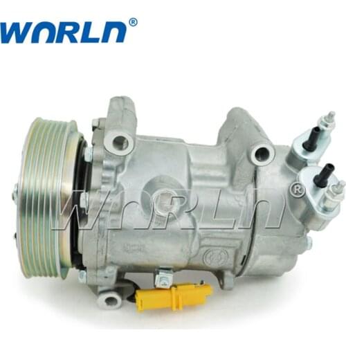 AUTO A/C COMPRESSOR for PEUGEOT 1007/CITROEN C2/XSARA COUPE 9684480180/9684480480/6453LS/6453QE/9655191580/6453JL/6453LN/9646273
