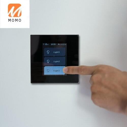Wireless grid intelligent household system l8 LCD touch screen switch 5 model 1 smart home wireless intelligent switch