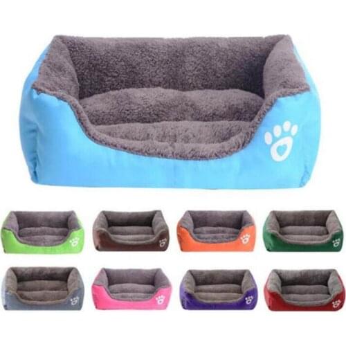 Large Dog Bed Padded Soft Pet Nest House Warm Indoor Dogs Sleeping Kennel Cushion For Cat Puppy Hot 10 Colors