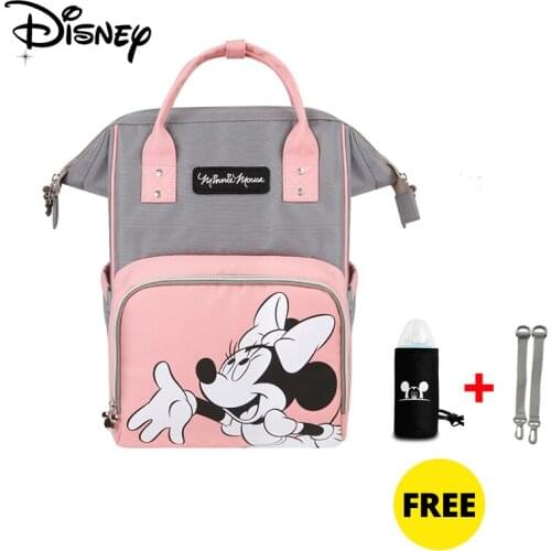 Disney Usb Baby Diaper Bag Mickey Backpack Mummy Maternity Nappy Bag Baby Care Wet Bags Organizer Bag Stroller Hanging Travel