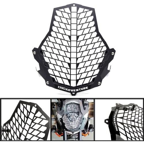 For 1190 Adventure/1190R 1290 Super Adventure Motorcycle Headlight Protector cover grill Head Light Guard Front Lamp Cover