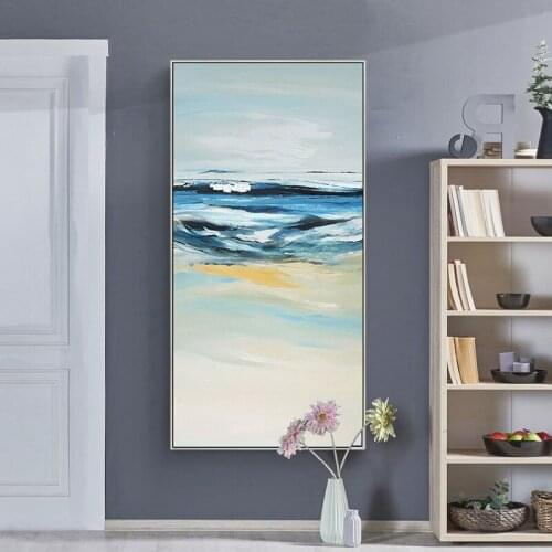 Home Decor Canvas Picture Modern Simple Abstract Drawing Waves Art HD Creative Hanging Painting Poster Wall For Home Painting