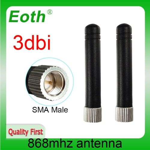 GSM 868MHz 915MHz antenna lora 3bdi SMA Male Connector GSM antena 868 MHz 915 MHz antenne white small size antennas for Lorawan