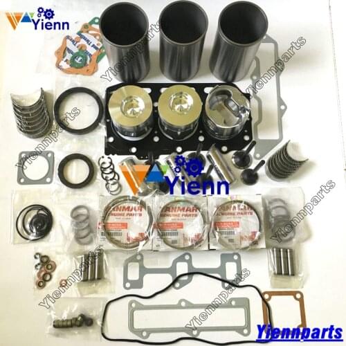 3TNE88 3D88E-KY Overhaul Rebuild Kit For Yanmar Engine John Deere 4400 Tractor 5575 Loader JD1200 Tractor TAKEUCHI TB135