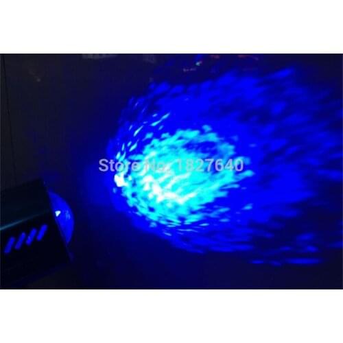 3W Mini Led Stage Lighting Blue Water Wave Effect Rapple Projector Home Entertainment Show Disco Dj Party Music Studio Light