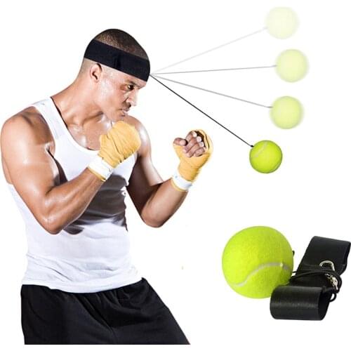Boxing Ball String Headband Head Band Fighting Punching Speed Balls Punch Muay Thai Sport Exercise Fitness Equipment Cap Hat