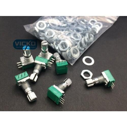 Precision horizontal potentiometer single RK097N R09 R097 RK09 rachis B1k B5k B10K B20K B50K B100K B500k switch