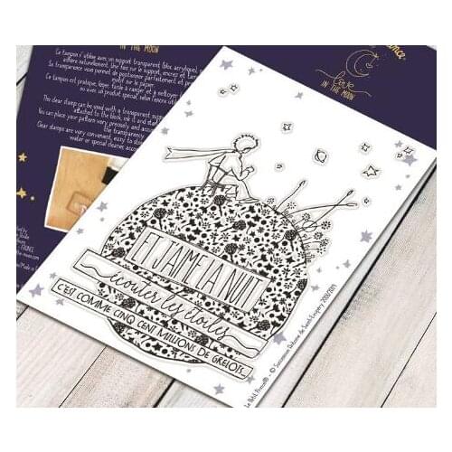 French /Boy Transparent Clear Silicone Stamp/Seal for DIY scrapbooking/photo album Decorative clear stamp A0410