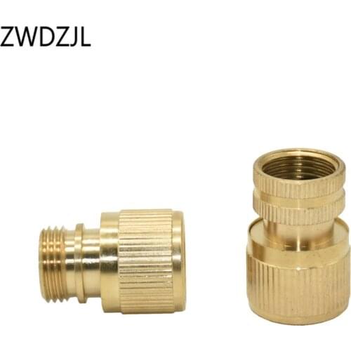 Female 1/2 inch male garden tap connector brass hose Quick connector G1/2 water gun copper fitting car wash 1pcs