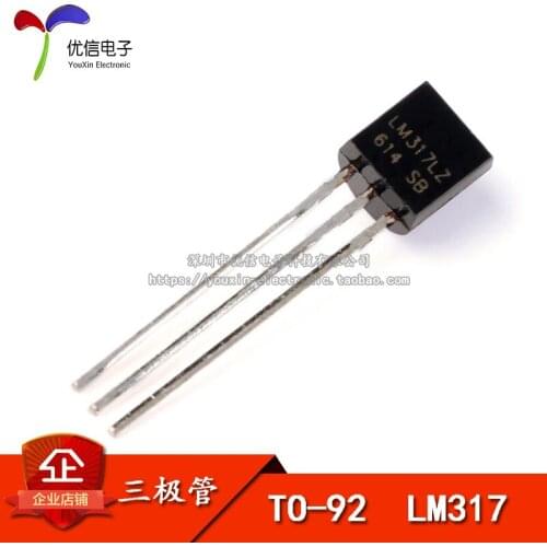 TO-92 package LM317 adjustable voltage regulator + 1.2 / 37V