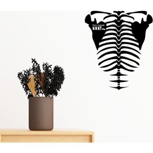 Skeleton Human Body Decoration Pattern Removable Wall Sticker Art Decals Mural DIY Wallpaper for Room Decal