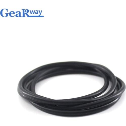Gearway O Ring Seal Gasket 5mm Thickness Black NBR O Type Ring 15/16/18/20/36/38/40mm OD 70 Hardness O Ring Sealing