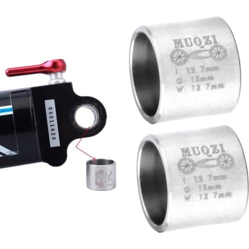 2pcs Shock Absorber Bushing Tube CNC Processing DIY Tool for Road Mountain Bike Bicycle