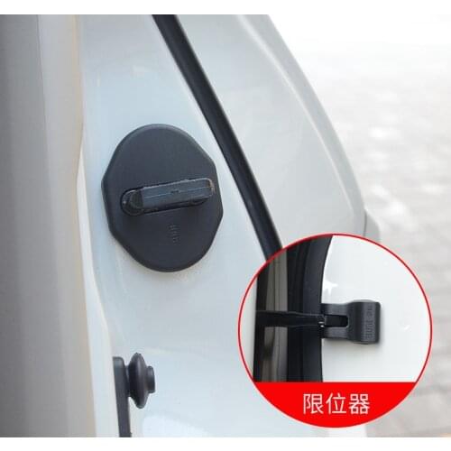 ABS /Stainless Steel Door Lock Protective Cover For Mitsubishi Pajero V93 V97 AA744