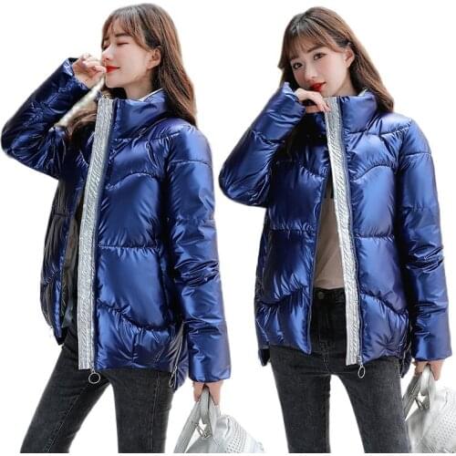 2020 New Winter Waterproof Short Jacket Women Plus Size Casual Stand Collar Parka Mujer Polyester Cotton Padded Coat Female