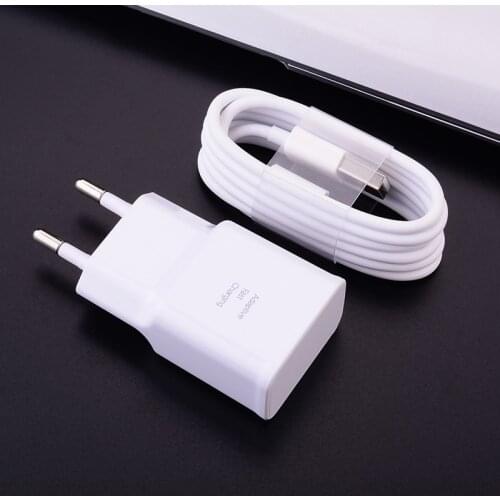 9V 1.67 adaptive Fast Charge adapter Type C Charger Micro USB Cable For Samsung Galaxy A11 A21S A51 S6 S8 S20 FE Note 20 10 8 4