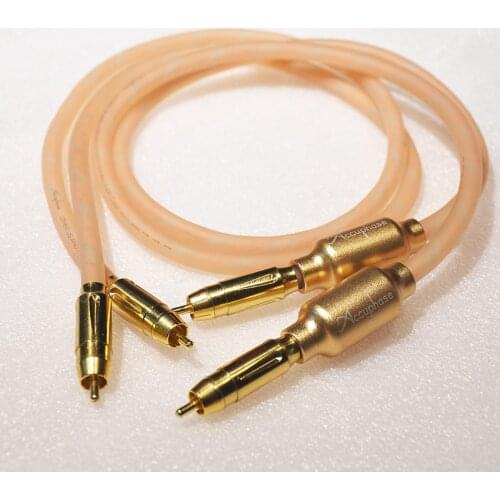 Pure Copper RCA Plug - Audiophile Silver Plated Audio Cable