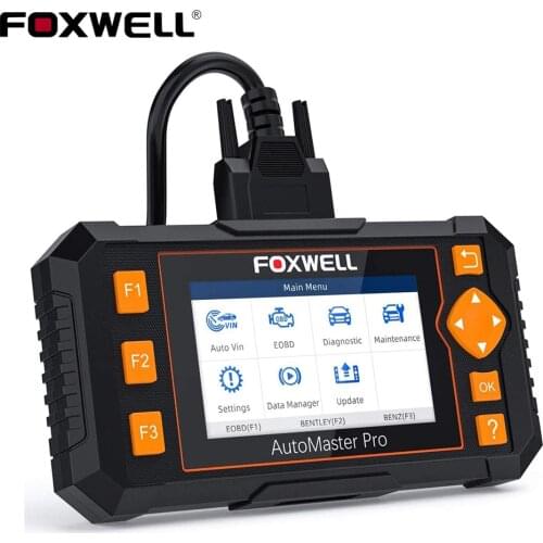 Foxwell NT634 OBD2 Scanner Car Engine Diagnositic Tools ABS SRS AT System EPB TPMS DPF Oil Reset OBD EOBD Lifetime Free Update