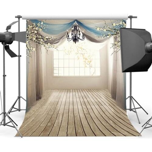 Newborn Wood Floor Background for Photography White Windows Backdrop Photo Shoot Custom CM-6627