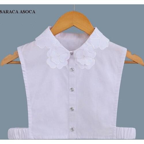 Fashion Women White Shirt Fake Collar All-Macth Sweater Detachable Collars For Girls B271