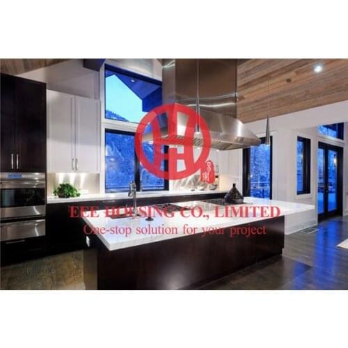 Fashion shaker-style solid wood kitchen cabinet with excellent design and quality shipping by sea