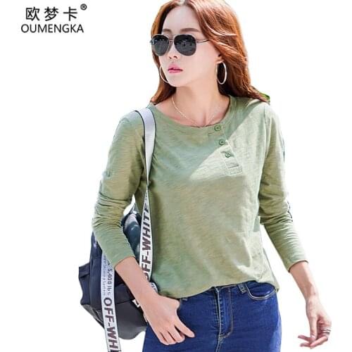 Oumengka Women's Long T-shirts