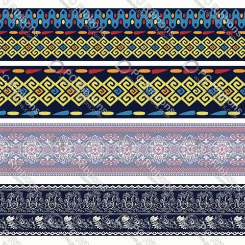 Vintage Flowers Printed Lanyard/Satin/Grosgrain Ribbon 1" Cartoon Design Customized for DIY Hair Craft Supplies Sewing 50 Yards