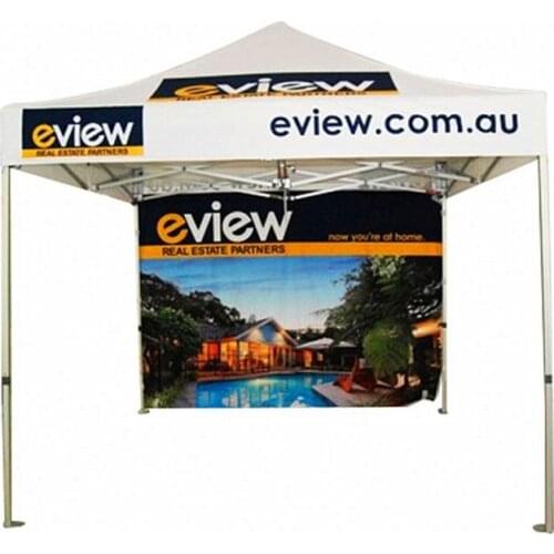 10ft x 10ft Folding Tent Trade Show Exhibition Canopy Promotional Advertising Tents Event Marquee with Dye-sublimation Printing