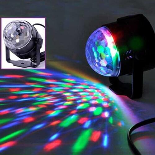 3W RGB LED Projector DJ Light Disco Ball LED Par Crystal Magic ball bar Party Xmas effect Stage Lights Free Shipping